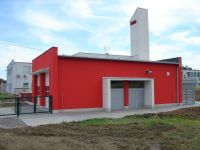 Novostavba hasičské zbrojnice ve Svinově